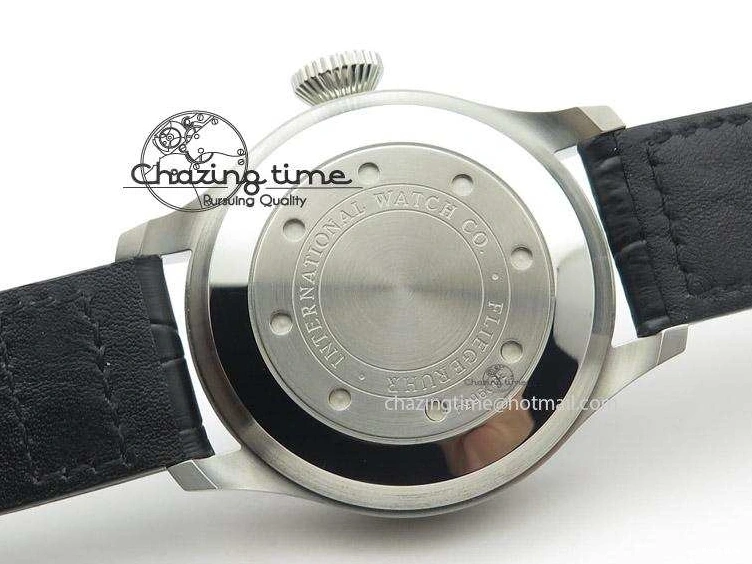 MIROTIME 0401 Timeless Big Pilot Real PR IW500901 ZF 1:1 Best Edition On Black Leather Strap A 7340